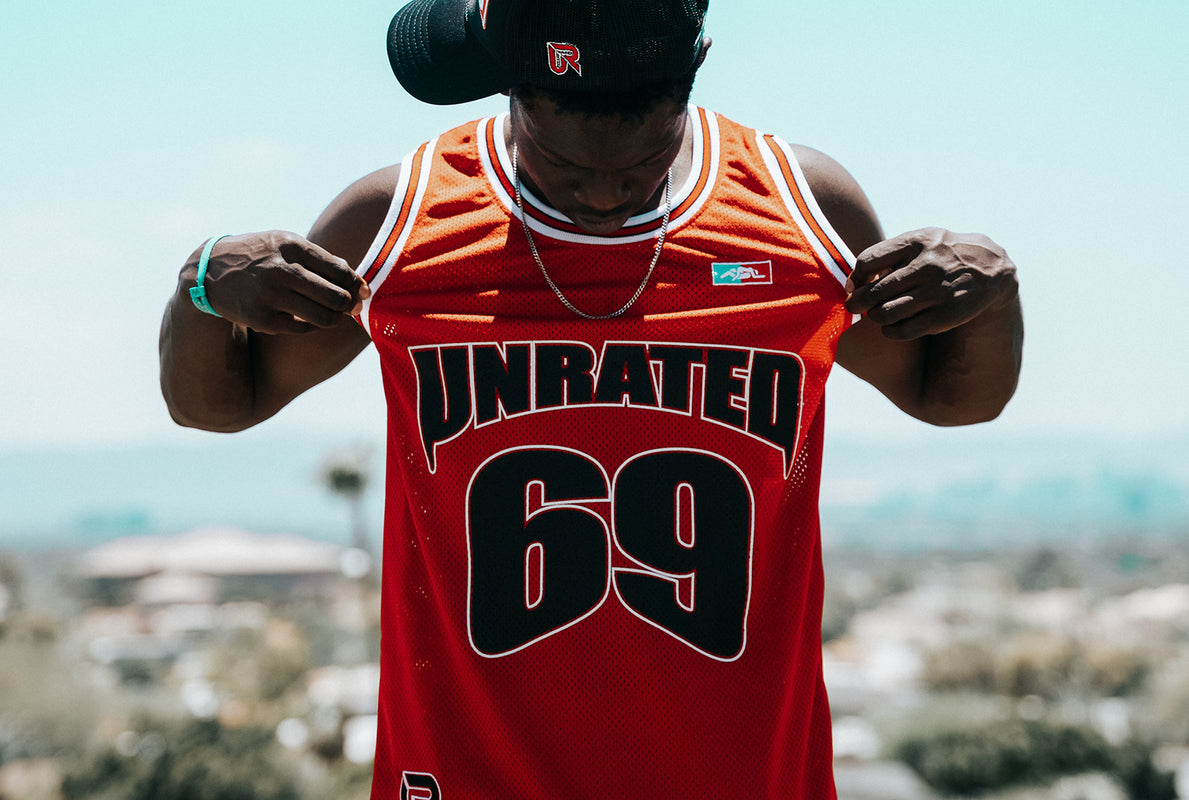 Death Row Records Red Basketball Jersey